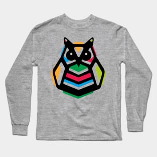 Rainbow Anigami Owl Long Sleeve T-Shirt